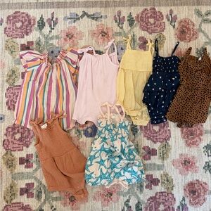 Baby Girl Romper Bundle